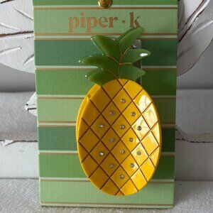 Piper K Pineapple Hair Claw Clip - NWT